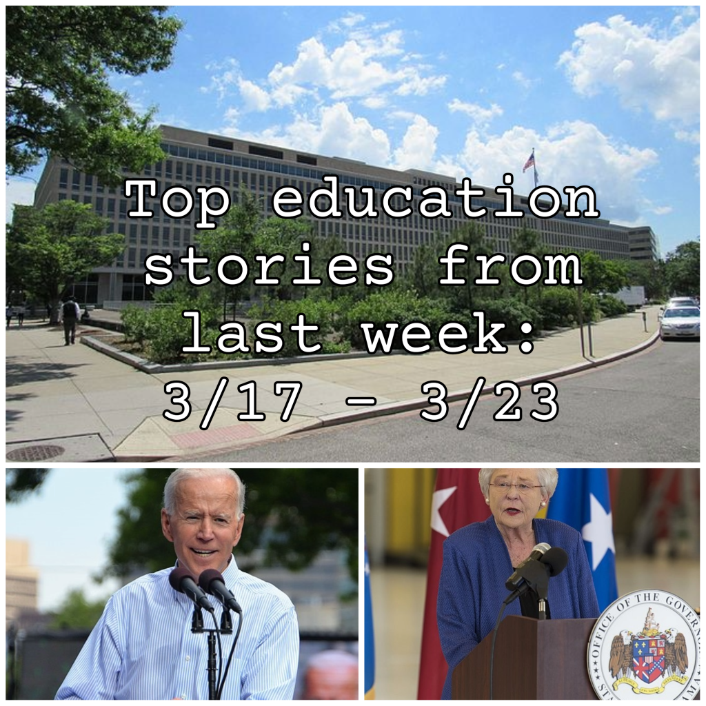 Top education stories from last week: 3/17 – 3/23