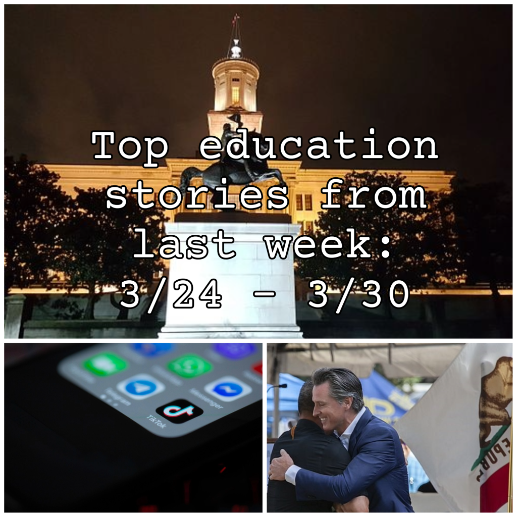 Top education stories from last week: 3/24 – 3/30